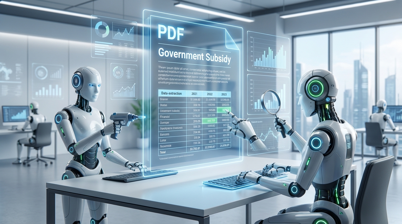 복잡한 정부 보조금 PDF 공고문, 어떤 AI로 분석해야 할까? 1