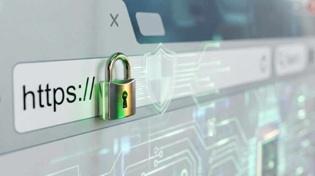 워드프레스 SSL 보안 인증서 자물쇠 아이콘 적용 예시