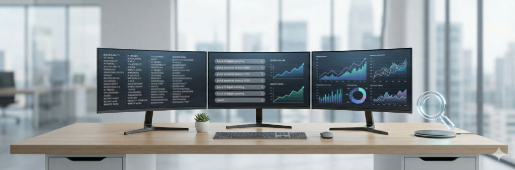 블로그 키워드 발굴 단계 헤더형 배너