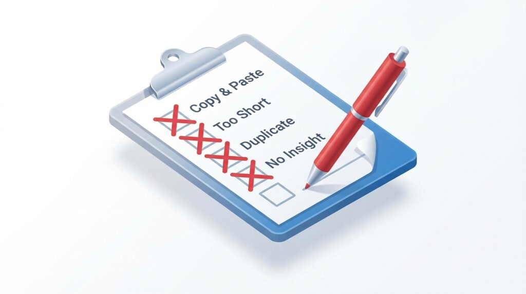 블로그 저품질 및 애드센스 거절 원인 자가 진단 체크리스트