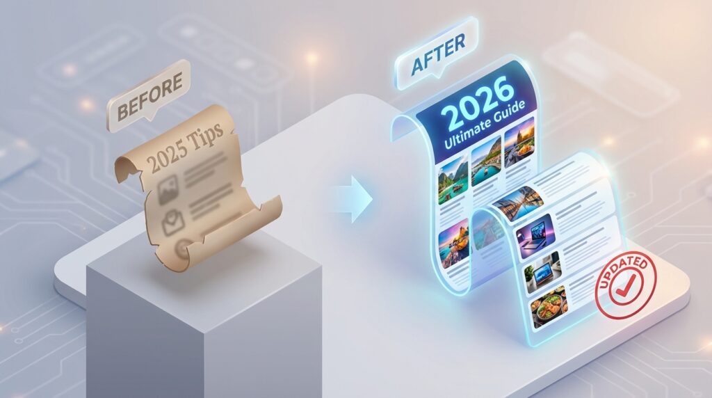 블로그 글 리라이팅 전후 비교 제목 변경 및 내용 보강 예시