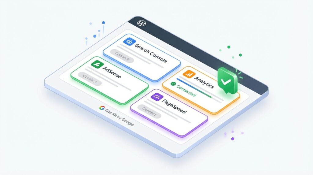 워드프레스 Site Kit 플러그인으로 구글 애널리틱스 간편 연동 화면